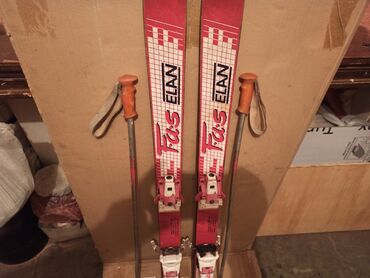 Oprema za skijanje: Dečije skije "ELAN" sa štapovima. Dužina skija 120cm — 2