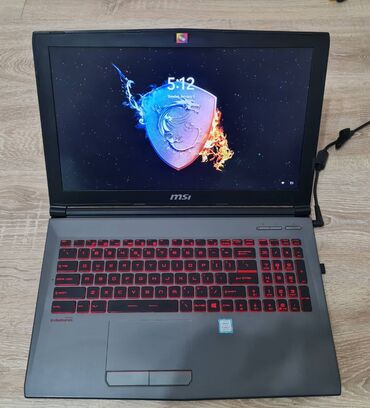 gtx 1050ti: İşlənmiş MSI, 15.6 ", Intel Core i7, 1 TB, Ünvandan götürmə, Ödənişli çatdırılma