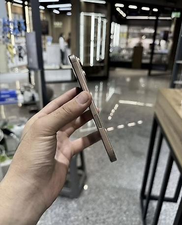 Мобильные телефоны: IPhone 16 Pro, Б/у, 128 ГБ, Desert Titanium, Зарядное устройство, Защитное стекло, Чехол, 94 % — 2