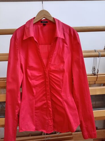 Košulje: Esprit, XS (EU 34), Pamuk, Jednobojni, bоја - Crvena — 4