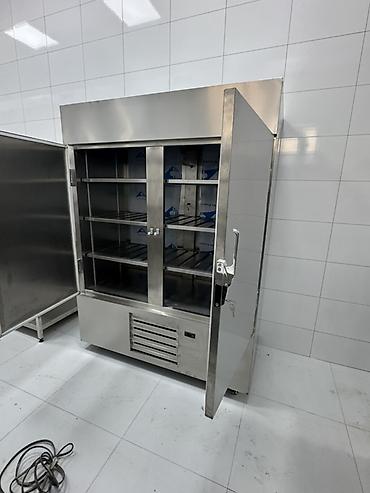 Холодильное оборудование: Промышленный холодильный шкаф из нержавеющей стали, двухдверный - — 4