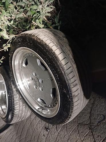 185 65 14 type 1: Mercedes-Benz disklər və şinlər dəsti 16 şam olsa idyal veziyyətdə — 4