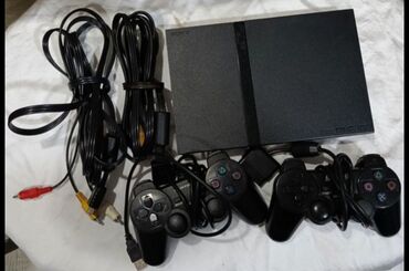 ən ucuz playstation 4: Sony play station 2 satilir.problemsiz isleyir.2 ədəd pult