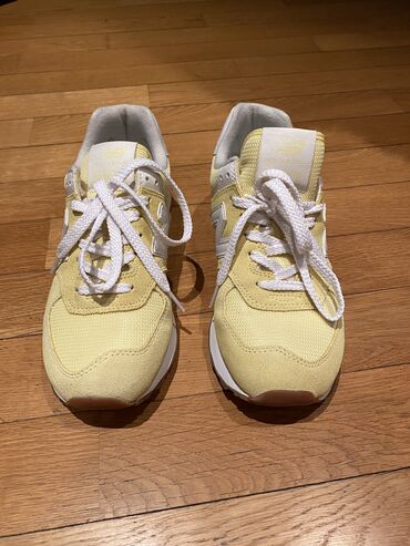 Makasin və loferlər: New Balance, Ölçü: 39, rəng - Sarı, İşlənmiş