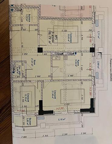 Продажа квартир: 3 комнаты, 116 м², Элитка, 13 этаж, Готовая ПСО (под самоотделку) — 8