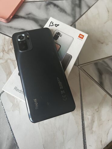 Redmi: Redmi, Redmi Note 10S, Б/у, 128 ГБ, цвет - Синий, 1 SIM, 2 SIM