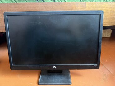 планшет бу: HP brendinin qara rəngli, 20 düym ölçülü monitoru, ela veziyetdedi