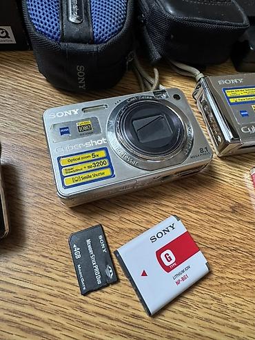 panasonic lumix: Fotoaparat dəsti – Panasonic Lumix FS41 və 2 ədəd Sony Cyber-shot — 3