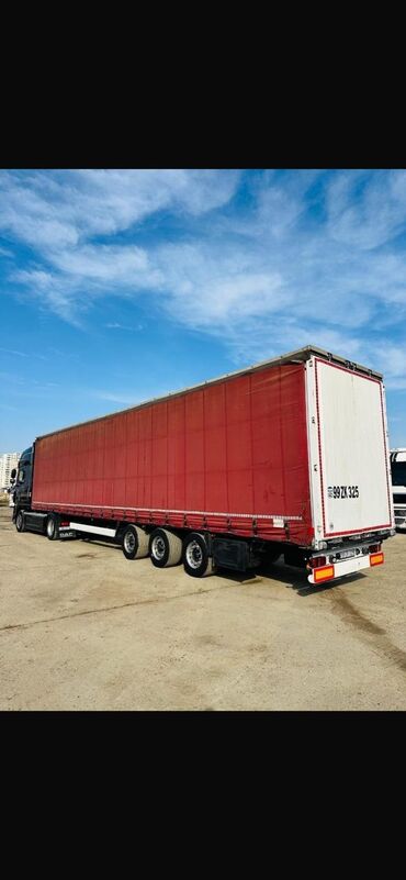 Tırlar: DAF XF çekiçi + tentli yarımqoşqu - Model: DAF XF (yükdaşıma üçün — 11