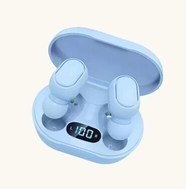 Qulaqcıqlar: Yeni Simsiz (Bluetooth) Qulaqcıqlar, B&W, rəng - Mavi