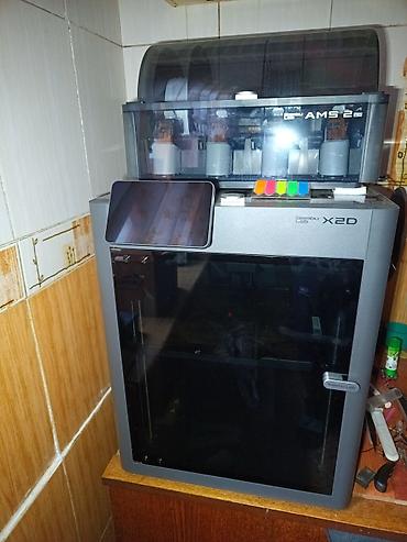 Типография үчүн жабдуулар: 3Д принтер Bambu Lab X2D недавно приобретенный состояние отличное. с — 1