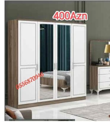 Dolablar: Yeni, Açılan, 3 qapılı Düz dolab, Dolab-asılqan, Azərbaycan — 18