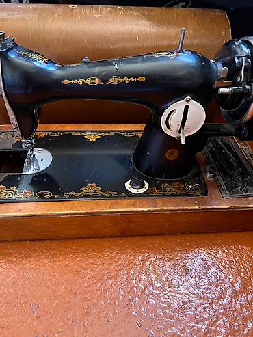 nasos temiri: 🧵 Qədimi/Vintage Tikiş Maşını Satılır Nənəmdən qalan, təxminən 60-70 — 1
