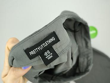 szare dresy: PrettyLittleThing, Spodnie materiałowe damskie, rozmiar L — 4
