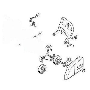 drzac merdevina: Zatezna čaura/vođica lanca sa oprugom za motorne testere - Namena — 3