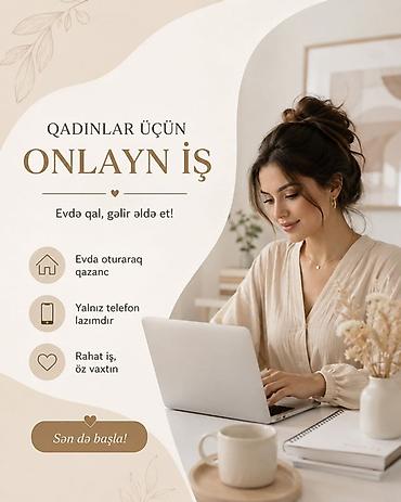 evden iş ilanları: Satış meneceri tələb olunur — 1