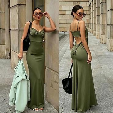 oval: 🔥Elegantna duga haljina sa otvorenim leđima
✅2450 din 
S M L — 3