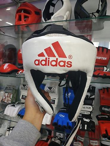макевара: Шлем боксеркий в спортивном магазине SPORTWORLDKG. Кожаные и кожа зам — 1