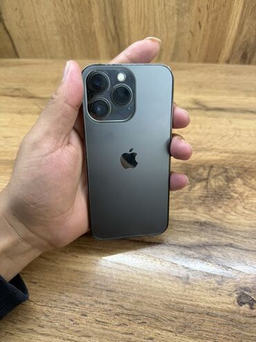 Apple iPhone: IPhone 13 Pro, Б/у, 128 ГБ, Графит, Чехол, 77 % — 1
