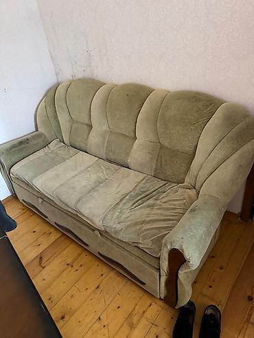 Divan və kreslo dəstləri: Divan kreslo desti 60 azn satılır ❗ Açılır, bazası var ünvan Zığ ✨ — 3