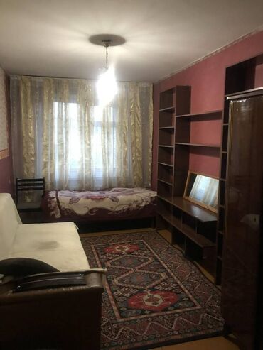 долгосрочный квартира в ошский рынок: 3 бөлмө, Менчик ээси, Толугу менен эмереги бар