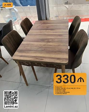 Ev və bağ: Masa Dəsti - Ölçülər: Açıq 80×170 sm, Bağlı 80×130 sm - Mexanizm — 1