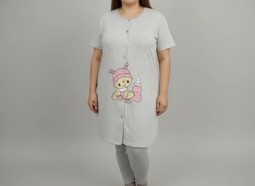sukienka na chrzciny plus size: Nightshirt, size 3XL (EU 46)