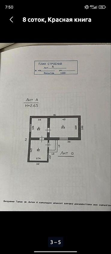 старий талчок: 3 комнаты, 50 м², 8 соток, Газ, Электричество, Канализация — 8