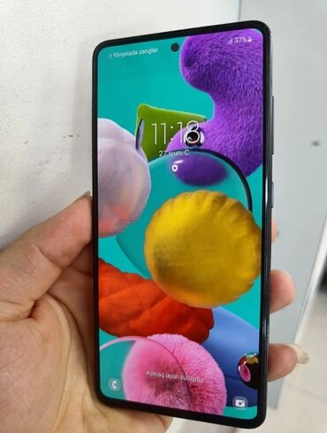 Samsung: Samsung Galaxy A51, 128 GB, rəng - Göy, Sensor