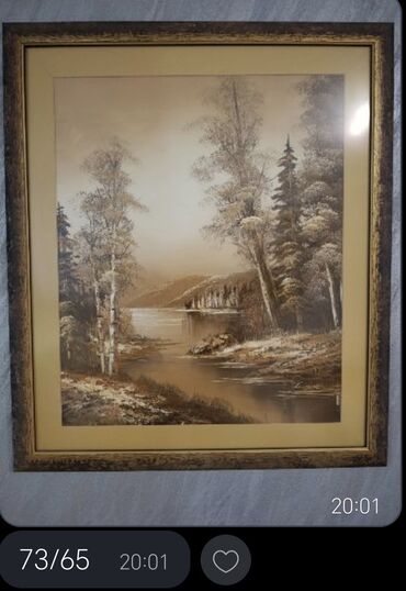 ram za slike sa stipaljkama: Slika, 73 x 65 cm, Upotrebljenо