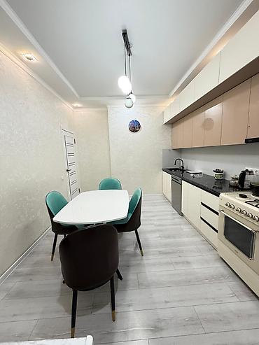 3 комнаты, 84 м², Кок-Жар мкр Элитка, 8 этаж, Дизайнерский ремонт
