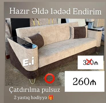 Masa və oturacaq dəstləri: Divan, Yeni, Açılan, Bazalı, Şəhərdaxili pulsuz çatdırılma