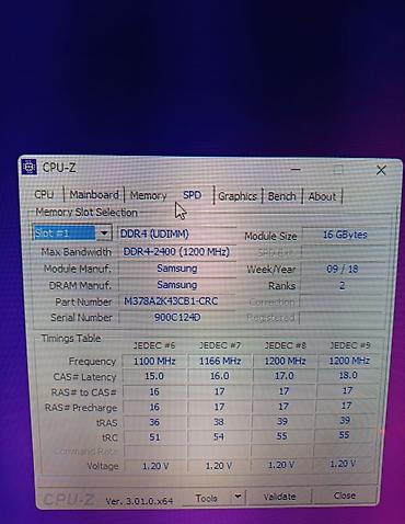 kompüter: Operativ yaddaş (RAM) Samsung, 32 GB, 2666 Mhz, DDR4, PC üçün, İşlənmiş — 2