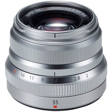 объектив 50mm: Продаю объектив FUJIFILM XF 35mm f/2 R WR Lens (Silver) Пользовался