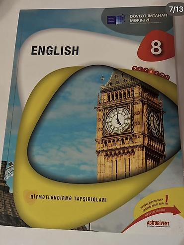 Школьные учебники: Məhsul: “English 8” – Qiymətləndirmə tapşırıqları toplusu — 1