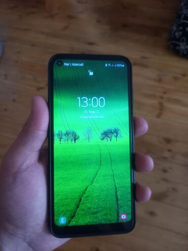samsung a7 2019: Samsung Galaxy A11, 32 GB, rəng - Qara, Barmaq izi, İki sim kartlı, Face ID