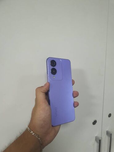 Vivo Y17, 128 ГБ, цвет - Синий, Гарантия, Отпечаток пальца, Две SIM карты