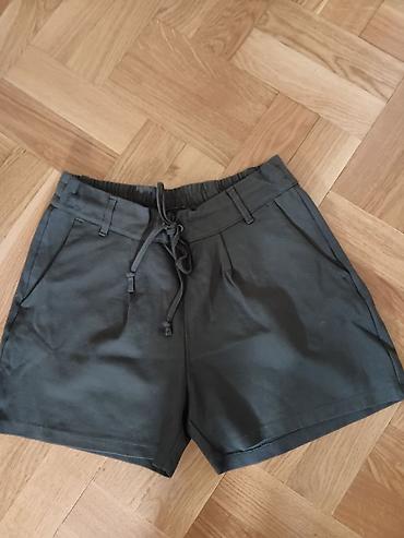 sorc m: Ženske kratke pantalone (šorts) – tamnosive - Materijal: lagana — 1