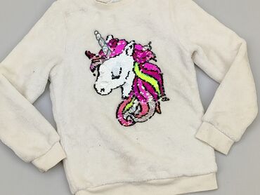 sweterek świąteczny 110: Bluza, H&M, 5-6 lat, 110-116 cm, stan - Dobry