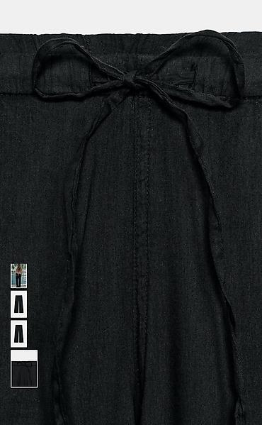 deri salvar: Şalvar, Zara, M, rəng - Qara — 9
