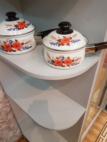 Qazanlar: Qazan, rəng - Ağ, 2,5 bucket volume l — 8