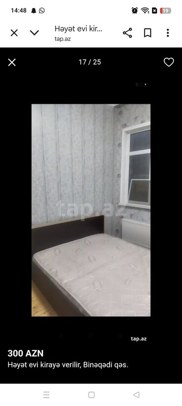 Uzunmüddətli kirayə evlər: 60 kv. m, 2 otaqlı, İnternet, Telefon, Qaz — 9