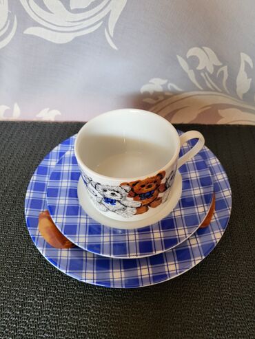 Kuhinjski setovi: Porcelanski nov,vintaz nemacki set za decu. Porcelanski trodelni — 11