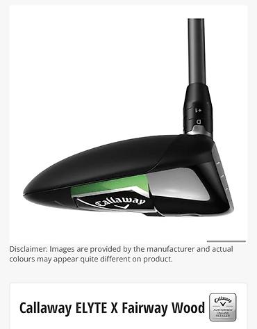 вуди: Callaway ELYTE X Fairway 3 Wood Для гольфа. Фервейный вуд с — 7