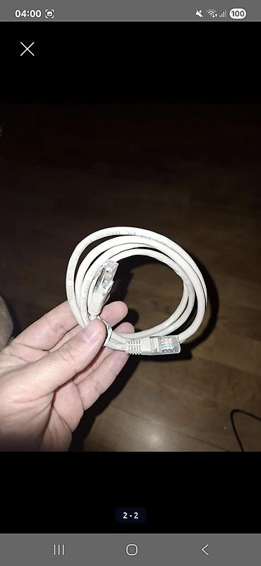 mobil router: Ethernet şəbəkə kabeli (RJ45-RJ45) - Uclar: 2x RJ45 (8P8C) şəffaf — 1