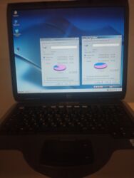 işlənmiş pec: HP noutbuk – klassik model, Windows XP Professional ilə. İçində