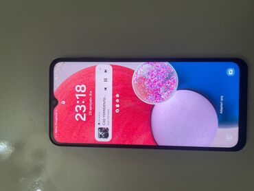 redmi a13: Samsung Galaxy A13, 128 ГБ, цвет - Синий, Отпечаток пальца, Face ID, Битый