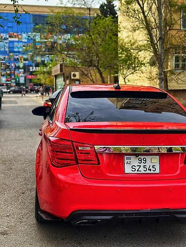 turbo az uvaz: Chevrolet Cruze sedan – parlaq qırmızı rəngdə, tam bədən kiti və idman — 1