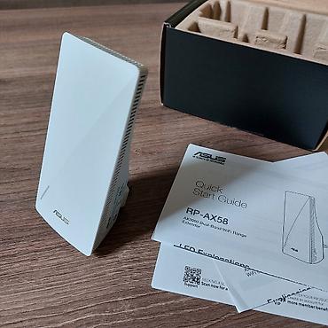 wifi extender: Asus RP-AX58 AX3000 Dual-Band WiFi Range Extender. WiFi6, Aimesh — 4