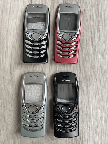 Digər ehtiyat hissələri: Nokia 6100 korpusları Hamısı yenidi. Qabaq hissə, knopkalar və arxa